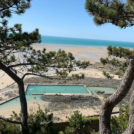 Les Roches Grises, Luxueuse Face Mer, 4etoiles, Et Jardin Panoramique, Societe La Clef Decamp 그랑빌