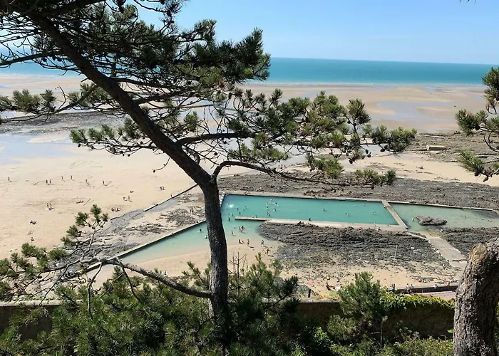 Les Roches Grises, Luxueuse Face Mer, 4étoiles, Et Jardin Panoramique, Société La Clef Decamp Casa vacanze