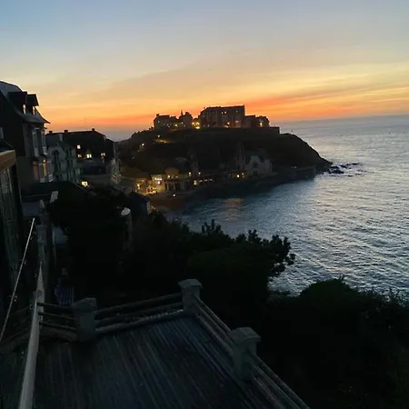 Les Roches Grises, Luxueuse Face Mer, 4etoiles, Et Jardin Panoramique, Societe La Clef Decamp 펜션 그랑빌