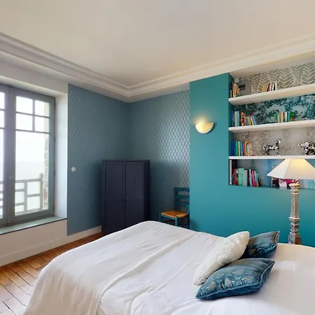 펜션 Les Roches Grises, Luxueuse Face Mer, 4etoiles, Et Jardin Panoramique, Societe La Clef Decamp