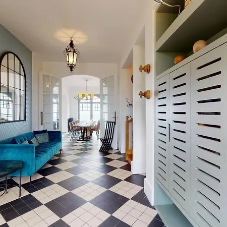 펜션 Les Roches Grises, Luxueuse Face Mer, 4etoiles, Et Jardin Panoramique, Societe La Clef Decamp 그랑빌