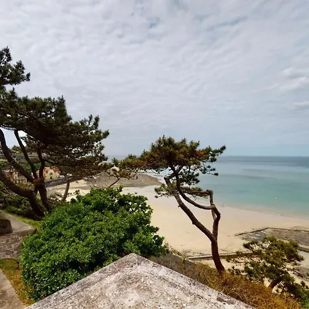 Feriehus Les Roches Grises, Luxueuse Face Mer, 4etoiles, Et Jardin Panoramique, Societe La Clef Decamp Granville