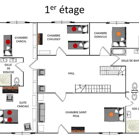 Les Roches Grises, Luxueuse Face Mer, 4etoiles, Et Jardin Panoramique, Societe La Clef Decamp Feriehus *