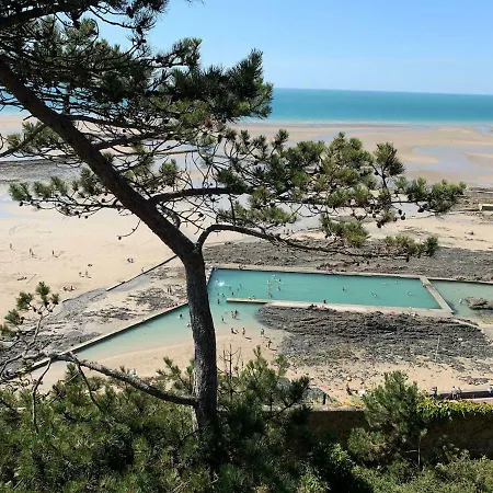 Les Roches Grises, Luxueuse Face Mer, 4etoiles, Et Jardin Panoramique, Societe La Clef Decamp Σπίτι διακοπών