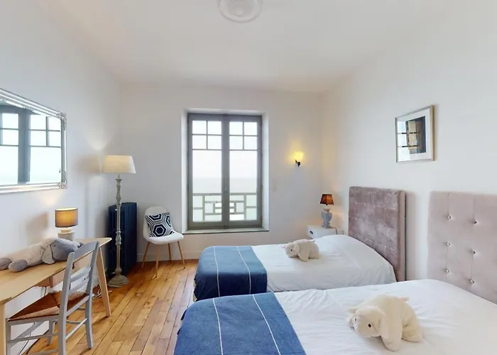 Les Roches Grises, Luxueuse Face Mer, 4etoiles, Et Jardin Panoramique, Societe La Clef Decamp בית נופש