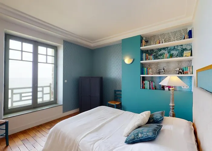 펜션 Les Roches Grises, Luxueuse Face Mer, 4etoiles, Et Jardin Panoramique, Societe La Clef Decamp