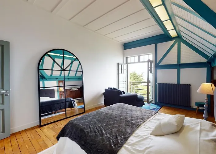 펜션 Les Roches Grises, Luxueuse Face Mer, 4etoiles, Et Jardin Panoramique, Societe La Clef Decamp