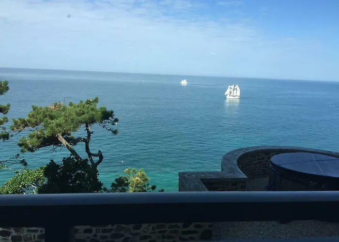 Les Roches Grises, Luxueuse Face Mer, 4etoiles, Et Jardin Panoramique, Societe La Clef Decamp * 그랑빌